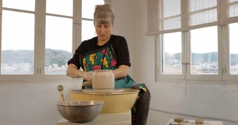 Sculpting Clay: Stock Footage 329304521