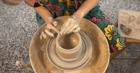 Sculpting Clay Stock Footage 329305599