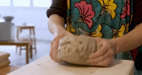 Sculpting Serenity Stock Footage 329310546