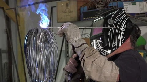 A sculptor arc working on his statue Stock Footage 53748523