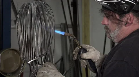 A sculptor arc working on his statue Stock Footage 53752150