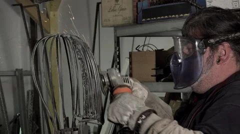 A sculptor arc working on his statue Stock Footage 53762224