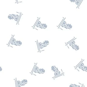 Sculptor courses glyph vector seamless pattern sign Stock Illustration