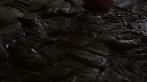 Sculptor at work Stock Footage 80407313