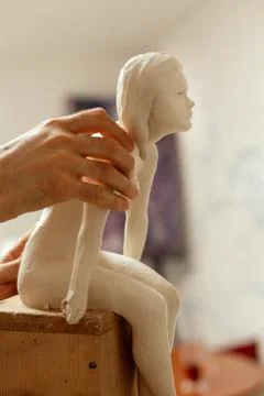 Sculptor at work Photos