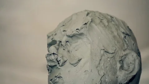 Sculptor is working on the creation of a monument Stock Footage 75459394