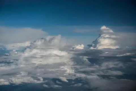 Sculptural Cloud Formation Stock Photos