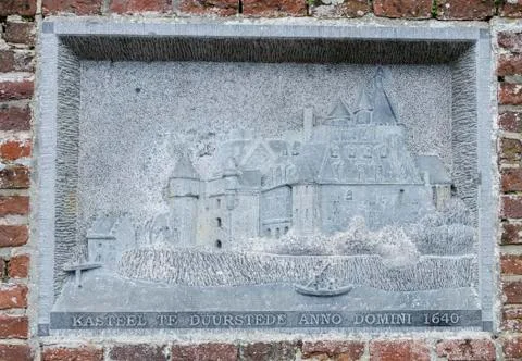 Sculpture of castle Stock Photos