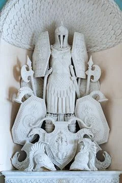 Sculpture composition in Hermitage Stock Photos