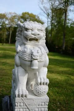 Sculpture of dragon Stock Photos
