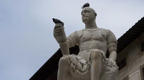 Sculpture in Florence (1 of 7) Stock Footage 32196980