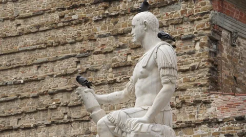 Sculpture in Florence (2 of 7) Stock Footage 32196975