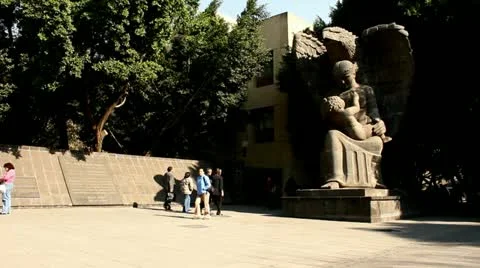 Sculpture. 库存影片 11169792