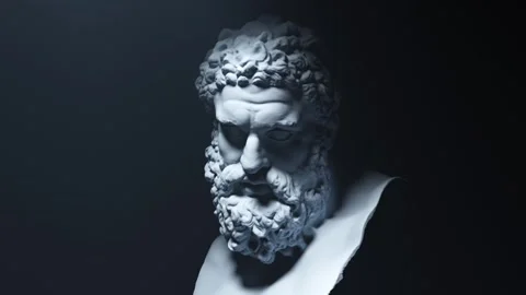 Sculpture of Hercules Stock Footage 315066482