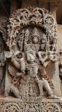 Sculpture of Lord Ram and Sita sitting on the Shoulder of Hanuman Sri ...