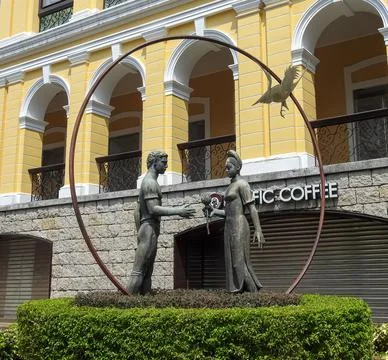 Sculpture in Macau Stock Photos