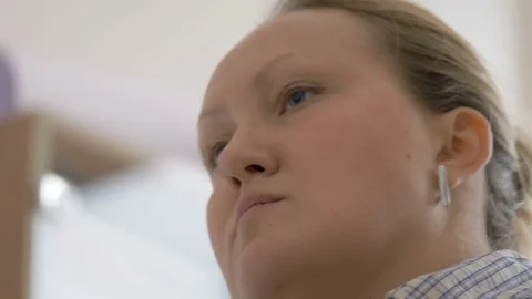 A sculpture made of clay. Stock Footage 83135554