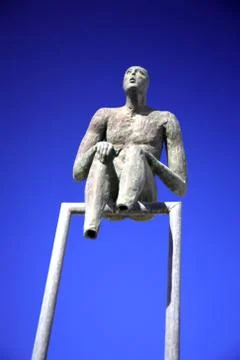 Sculpture of a man Stock Photos