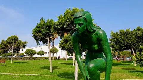 Sculpture of nude Stock Footage 159707356