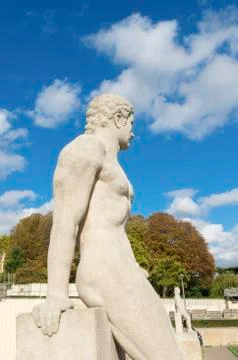 Sculpture in paris Stock Photos