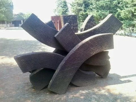 Sculpture In A Park Stock Photos