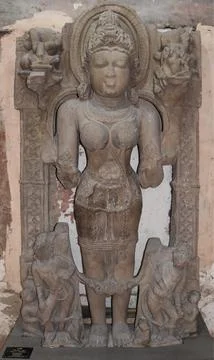 Sculpture of Parvati Stock Photos