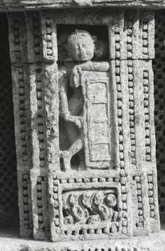 Sculpture of prostitute, Sun temple, Konark, Orissa, India Copyright: xJag... Foto stock