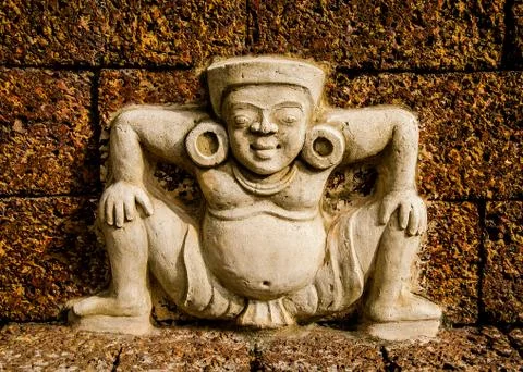 The sculpture sandstone of deva Stock Photos