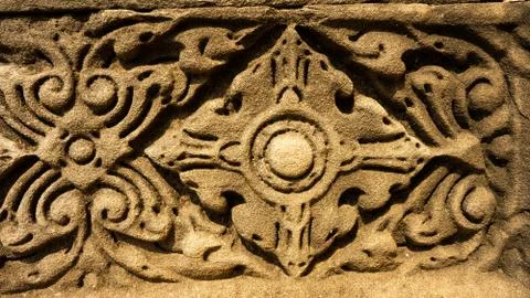 Sculpture of sandstone Stock Photos