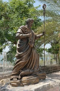 Sculpture of St. Peter Foto stock