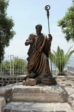 Sculpture of St. Peter Stock Photos