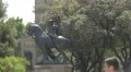 Sculpture of woman on horse holding a sailing ship, Barcelona 4k or 4k+ Resolution
