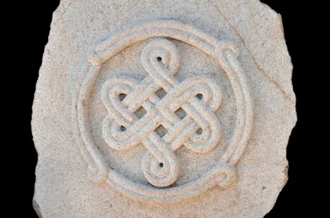 Sculptured stone Stock Photos