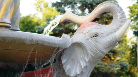 Sculptures of elephants Stock Photos