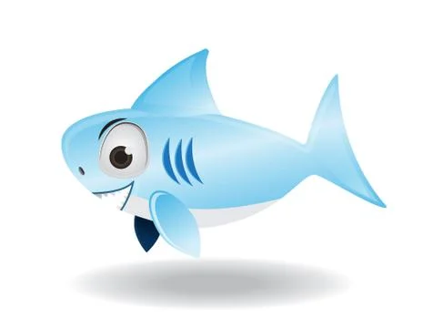 Scute shark illustrator Stock Illustration