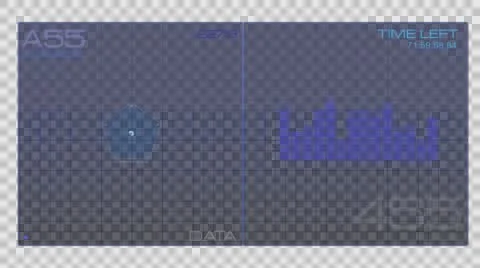 Scylla HUD User Interface package Futuristic , professional and stylish HUD  Stock Footage 64911350