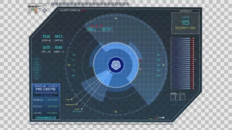 Scylla HUD User Interface package Futuristic , professional and stylish HUD and  Stock Footage 64916601