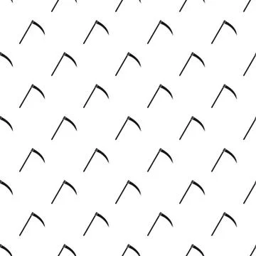 Scythe pattern Illustrazione stock