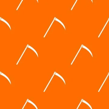 Scythe pattern seamless Illustrazione stock