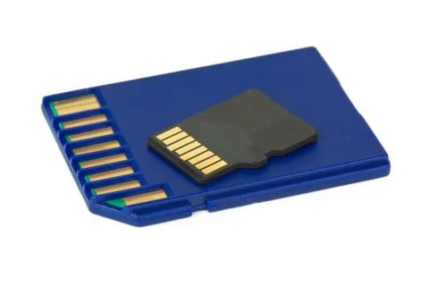 Sd and microsd cards Stock Photos