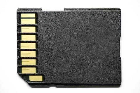 SD card back Stock Photos