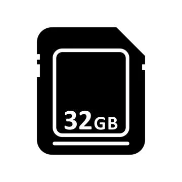 Sd card icon vector template illustration design 스톡 일러스트