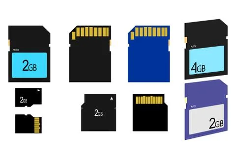 Sd card Stock Illustration