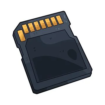 SD Card illustration Stock Illustration