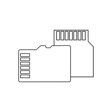 SD card vector design Stock Illustration