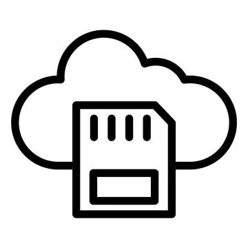 Sd card Vector Icon Design Illustration Illustrazione stock
