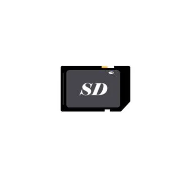 Sd card of vector Stock Illustration