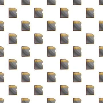 Sd memory card pattern creating digital technology background 库存插图