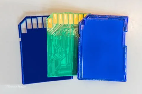 SD memory card Stock Photos