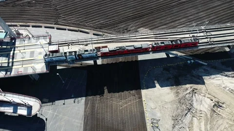 SDCCU Stadium w/ Train Stock Footage 144514717